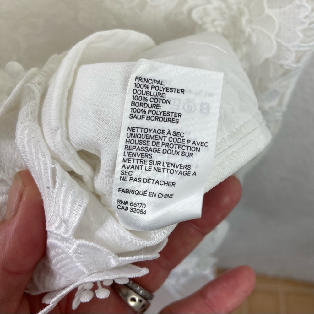 Zimmermann raie lace flower mini dress - ivory - Picture 12 of 15